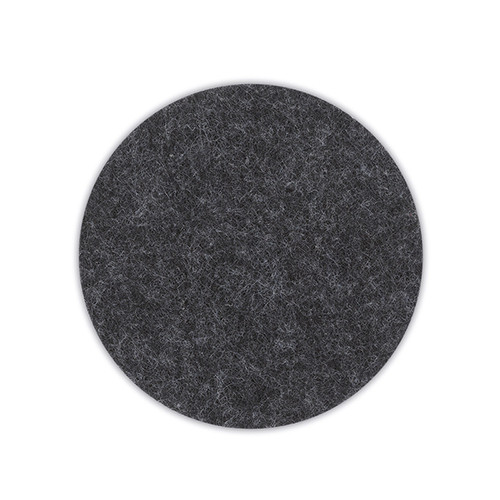 Серветка під посуд Alia  d-10см, темно-сіра 4шт (12333)-1
