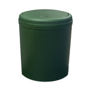 Відро для сміття 5л зелене (08348)