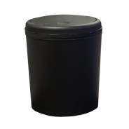 Ведро для мусора 5л черное (08345)